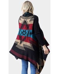 TRUEDAMES - Western Pattern Knit Vest - Lyst