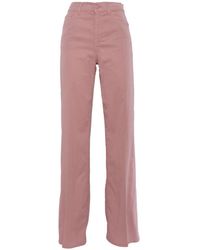 Dondup - High-Waisted Amber Pants With Relaxed Fit - Lyst