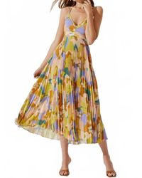 Astr - Blythe Midi Dress - Lyst