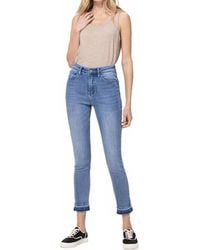VERVET BY FLYING MONKEY - Hr Crop Skinny Jeans - Lyst