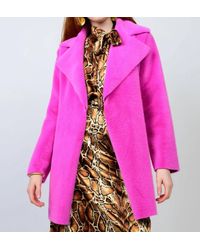 Ivy Jane - Faux Fur And Suede Coat - Lyst
