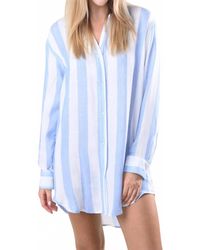 Sitano - Po Long Sleeve Shirt Dress - Lyst