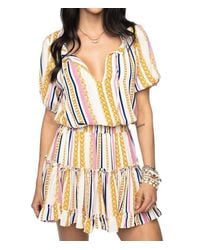 BuddyLove - Ray Miami Short Dress W/ Chain Print Detail - Lyst