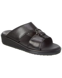 Ferragamo - Murray Leather Sandal - Lyst