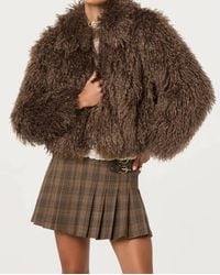 Astr - Kamrath Faux Fur Jacket - Lyst