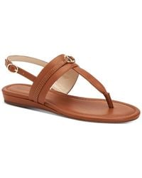 Charter Club - Onelle Faux Leather Thong T-strap Sandals - Lyst