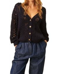 John + Jenn - Domenico Open-Knit Sweater - Lyst