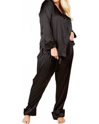 ISAYES - Silk Pajama Set - Lyst