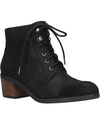 Bella Vita - Sarina Suede Ankle Combat & Lace-up Boots - Lyst
