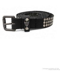 HTC - 3000 Studs Matte Leather Belt - Lyst