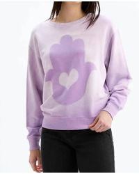 Chrldr - Big Hamsa Heart Crewneck Sweatshirt - Lyst