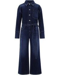 ICON DENIM Tuta Anya Deep in Blue | Lyst
