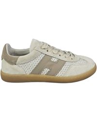 Hogan - Sophisticated Lace-Up Sneakers With Distinctive Logo Detail - Lyst