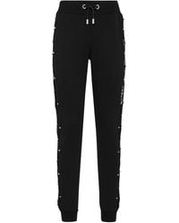 Philipp Plein - Jogging Trousers Net Crystal Touch Fringe - Lyst