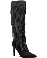 INC - Shyn Faux Suede Tall Knee-high Boots - Lyst