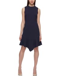 DKNY - Tiered Above Knee Fit & Flare Dress - Lyst
