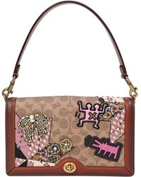 COACH - X Keith Haring Riley Crossbody Bag - Lyst
