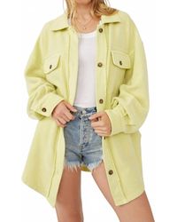 Free People - Ruby Long Sleeve Button Front Jacket - Lyst