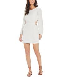 ViX - Solid Carina Detail Short Dress - Lyst