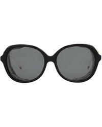 Thom Browne - Oval-frame Acetate Sunglasses - Lyst