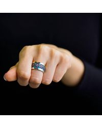 Avenue Chic - Evil Eye Ring - Lyst