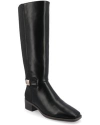 Journee Collection - Collection Tru Comfort Foam Londyn Wide Width Wide Calf Boots - Lyst
