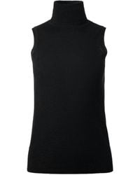 Iris Setlakwe - Merino Blend Sleeveless Turtleneck Top - Lyst