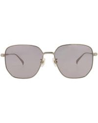 dunhill - Square-Frame Titanium Sunglasses - Lyst