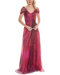 Rene Ruiz - Rene By Collection Off-the-shoulder Organza Gown - Lyst