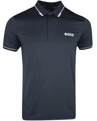 BOSS - Paule Pro Performance Quick Dry Short Sleeve Polo T-Shirt - Lyst