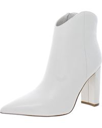 Marc Fisher - Lezari2 Leather Pointed Toe Ankle Boots - Lyst