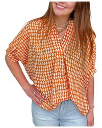 Ivy Jane - Squiggle Popover Top - Lyst