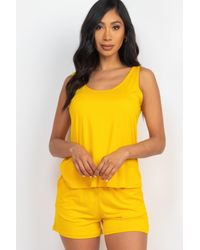 TRUEDAMES - Comfy Tank Top & Shorts Set - Lyst