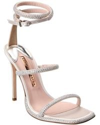 Sophia Webster - Callista Suede & Satin Sandal - Lyst
