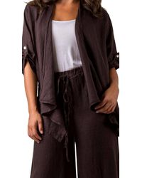 Gigi Moda - Leggera Open Front Jacket - Lyst