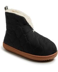 Dearfoams - Warm Up Bootie House Shoe Boot Slipper - Lyst