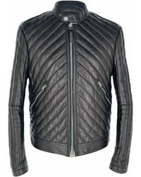 Tom Ford - Slim-Fit Cropped Quilted Biker Jacket - Lyst