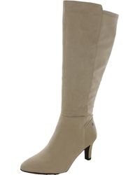 LifeStride - Gracie Faux Suede Wide Calf Knee-high Boots - Lyst