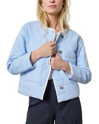 Lilla P - Striped Collarless Jacket - Lyst