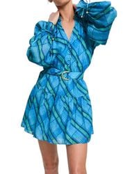 Kivari - Long Sleeve Mini Dress - Lyst