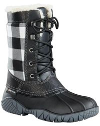 Baffin - Jasper Plaid Leather Waterproof Insulated Winter Boots Rock69 - Lyst