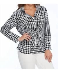 Elior - Hudson Tie Front Top - Lyst