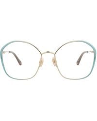 Chloé - Round-Frame Metal Optical Frames - Lyst