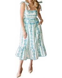 ..,merci - Floral Print Midi Dress - Lyst