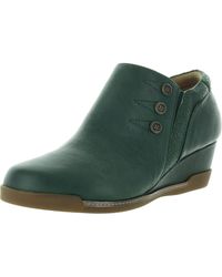 Halsa - Devina Zipper Leather Booties - Lyst