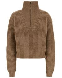 Isabel Marant - Turtleneck Ribbed Sweater - Lyst