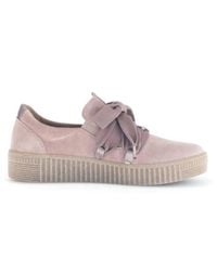 Gabor - Suede Slip-On Sneaker - Lyst