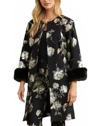 Joseph Ribkoff - Faux Fur Trim Jacket - Lyst
