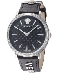 Versace - 38mm Black Quartz Watch Ve8104122 - Lyst