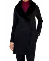 Tahari - Faux Fur Shawl Collar Jacket - Lyst